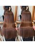 【髪質改善】縮毛矯正&color&cut&treatment¥24,500