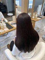 アヴァンス 広島本通店(AVANCE.)&nbsp;着物ヘア/大人ガーリー/ダークアッシュ/似合わせカット/広島