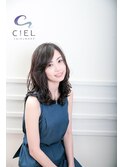 【CIEL】井川　亮太　黒髪　ウェーブ　ミディアム　スタイル