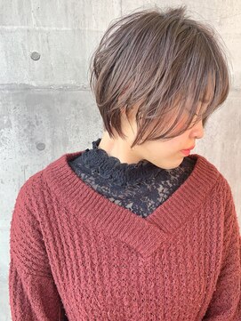 ジアン バイ ミルボン NU茶屋町+(GIEN by milbon) 透明感のあるミニマムボブ #ショートヘア