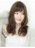 【PD神戸】ナチュラル小顔セミロングスタイル