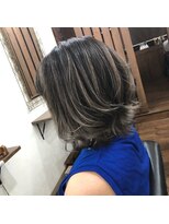 リズ オブ ヘアー(Lis of hair) ショートボブ☆バレイヤージュ【大橋】@lis_oohashi