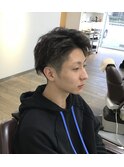 センターパート ツイストスパイラル