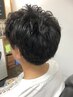 セット時間短縮♪men'sカット＋パーマ　￥6700~