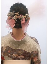 シェリ(Cheri)&nbsp;卒業式○リボンとお花＊まとめアレンジ