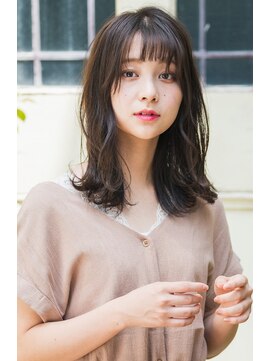 ブリッジ バイ ネオリーブ 綱島店(bridge by neolive) 《Bridge 綱島店》ミディアムうる艶ヘア