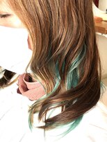 プラネットヘアー(planet hair) ロングヘアにインナーカラーを！