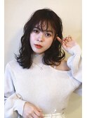 ウェーブ巻きミディアム