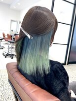 クアトログランシュ ひたちなか店(QUATRO×GranCieux)&nbsp;インナーカラー×ミックスカラー　【ひたちなか/ブリーチ】