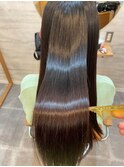 髪質改善＊うる艶ショコラアッシュ＊美髪【Zina 博多】
