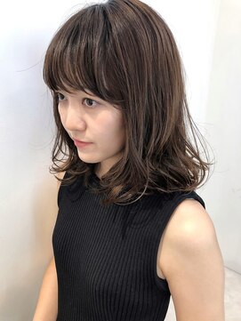 ビュートリアム ギンザ(BEAUTRIUM) ゆるふわパーマ◇大人のミディアムロブ◇前髪あり