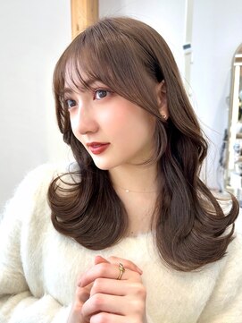 アフロートリノ(AFLOAT Leino) 大人可愛い　顔まわりカット　似合わせ顔まわり　サイドバング#