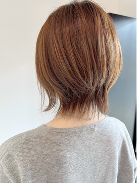 スリー(Th:ree) 大人可愛い20代30代40代丸みとくびれショートボブ◎