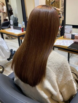 アトリエコア(Atelier Coa) ミルクティーベージュカラーくびれヘアグレージュカラー韓国