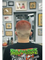 アイコン ブルー メンズ(I-CON #blue MEN'S)&nbsp;坊主スキンフェード×ダブルカラー