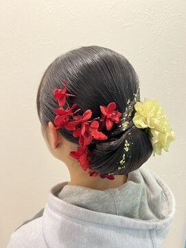 ランリ 名古屋名駅(ranri) 和髪　シンプルシニヨン【ヘアセット】