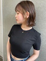 ロンドワン 三宮元町(Lond one) インナーカラー/イヤリングカラー/ミルクティーベージュ