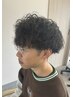 メンズカット＋波巻きスパイラルパーマ￥13900 プードルパーマなどもこちら！