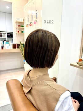 ピノ 十日市(Pino) highlight bob hair
