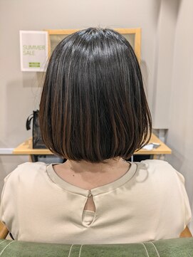 ヘアサロン ナノ(hair salon nano) 柔らかな丸みショートボブ
