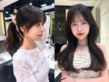 美容室 パルス 静岡鷹匠店(PALS)の写真/大人気の韓国風顔まわりカット&レイヤーカットで小顔効果★巻いても、ストレートでも可愛いスタイルに◎