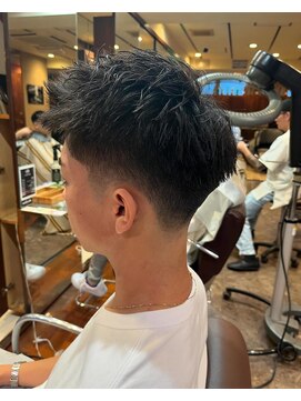 リットジェンツ 千葉(Lit Gents) テーパーフェードスパイキー【YUSUKE】