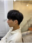 MEN'SHAIRアッシュブラックベリーショートダークアッシュ