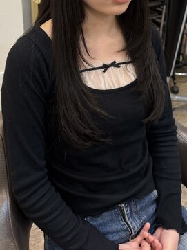 アルターリール(aL ter Rire) 黒髪/ボブルフ/ネビージュ/小顔/ワンレン/杉田花乃