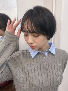 ファルベ(Farbe) ホワイトグレージュミニウルフデジタルパーマチェリーブラウン