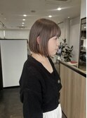 ミルクティーグレージュ/ボブ
