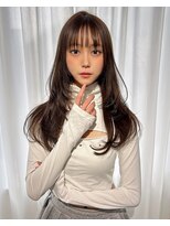 ユーフォリア 渋谷グランデ(Euphoria SHIBUYA GRANDE)&nbsp;大人ロング　馴染むエクステ　グレージュカラー　YUKI