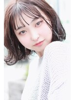 ステラ ヘア デザイン サロン(STELLA hair design salon)&nbsp;透明感カラー　ルーズボブ　暗髪　S