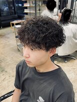 ザデイ カットアンドカルチャーショップ(THE DAY CUT&CULTURE SHOP) プードル風波巻きパーマ