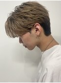 センターパート/刈り上げ/パーマ/メッシュ/マッシュ/メンズ