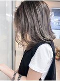 くびれヘア/アプリコットオレンジ/夏/ハイライトカラー[銀座駅]