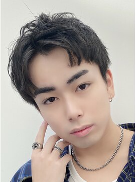 ゼンコー アオヤマ(ZENKO Aoyama) アップバング×ニュアンスパーマ【青山/表参道】