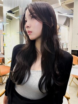 ユイマァル 岡山店(YUIMARL) 20代30代ロング顔周りレイヤー髪質改善トリートメント岡山ロング