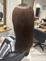 エミュー 大船店(emue)&nbsp;大船駅ワンカラーブリーチなしダブルカラーオリーブブラウン30代