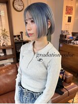 コレット ヘアー 大通(Colette hair)&nbsp;lightbleu gradation color★