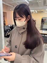 エクラ(ECLAT)&nbsp;縮毛矯正してるのにかわいいピクブラウン