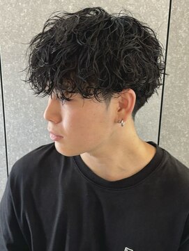 ニアウ 太田店(Niau) MEN’S HAIR/波巻きツイストスパイラル/リバースセンターパート