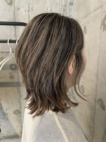 プラスシー(+C) 素敵な大人の地毛にハイライト!福岡ハイライト/白髪ぼかし