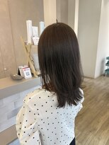 ジュエ ヘアー デザイン(Jue hair design)&nbsp;アッシュベージュカラー/レイヤーカット/ワンカラー/20代/知立