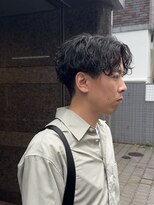 アイヘアー(Ay hair)&nbsp;センターパート×ラフパーマ