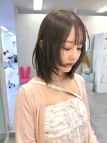 ヘルツ(Hz)&nbsp;レイヤーボブ＊ミントベージュ
