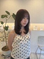 ウタリ(utari)&nbsp;ブリーチなしで叶える艶感チェリーレッドカラー