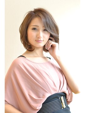 リュドール 池下(Rue D'or) 【リュドール池下】前髪なしの大人ボブ