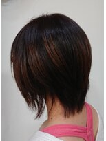 ブーフーウー(BOO-FOO-WOO)&nbsp;【20代】アシンメトリーボブ×暗髪オーガニックカラー