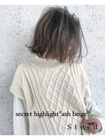 スティードトーキョー(Steed Tokyo)&nbsp;secret highlight"ash beige"×Bob layer【Steed/立川】