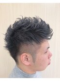ジェット風ショートモヒカン